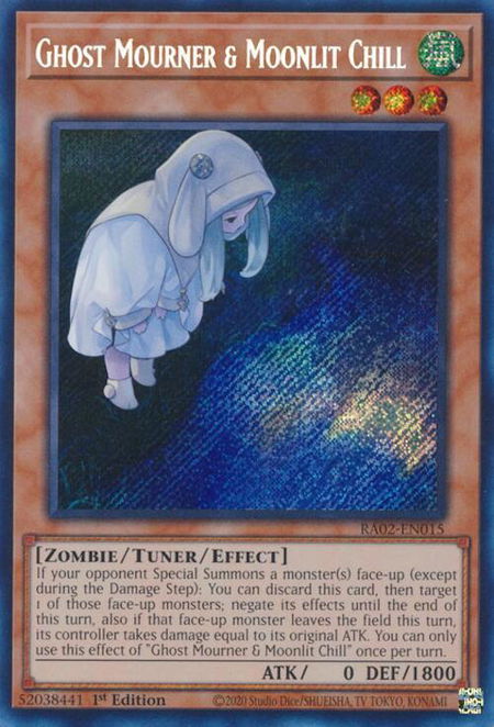 Ghost Mourner & Moonlit Chill (Alternate Art) (Secret Rare) - 25th Anniversary Rarity Collection II YuGiOh trading card
