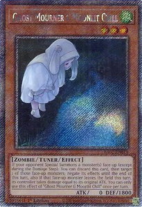 Ghost Mourner & Moonlit Chill (Alternate Art) (Platinum Secret Rare) - 25th Anniversary Rarity Collection II (RA02) #RA02-EN015 - Platinum Secret Rare YuGiOh Trading Card