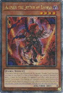 Aluber the Jester of Despia (Quarter Century Secret Rare) - 25th Anniversary Rarity Collection II (RA02) #RA02-EN016 - Quarter Century Secret Rare YuGiOh Trading Card