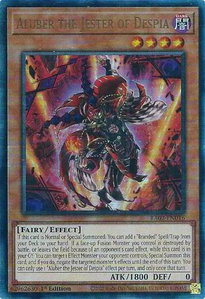 Aluber the Jester of Despia (PUR) - 25th Anniversary Rarity Collection II (RA02) #RA02-EN016 - Prismatic Ultimate Rare YuGiOh Trading Card