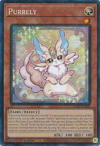 Purrely (PCR) - 25th Anniversary Rarity Collection II (RA02) #RA02-EN018 - Prismatic Collector's Rare YuGiOh Trading Card