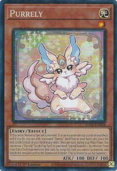 Purrely (PCR) trading card from 25th Anniversary Rarity Collection II Purrely (PCR) - 25th Anniversary Rarity Collection II YuGiOh trading card