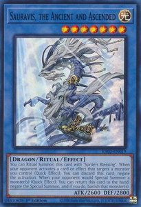 Sauravis, the Ancient and Ascended - 25th Anniversary Rarity Collection II (RA02) #RA02-EN019 - Super Rare YuGiOh Trading Card