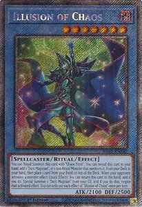 Illusion of Chaos (Platinum Secret Rare) - 25th Anniversary Rarity Collection II (RA02) #RA02-EN020 - Platinum Secret Rare YuGiOh Trading Card