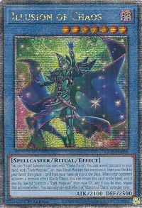 Illusion of Chaos (Quarter Century Secret Rare) - 25th Anniversary Rarity Collection II (RA02) #RA02-EN020 - Quarter Century Secret Rare YuGiOh Trading Card