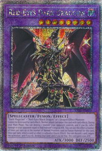 Red-Eyes Dark Dragoon (Quarter Century Secret Rare) - 25th Anniversary Rarity Collection II (RA02) #RA02-EN021 - Quarter Century Secret Rare YuGiOh Trading Card