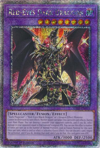 Red-Eyes Dark Dragoon (Quarter Century Secret Rare) - 25th Anniversary Rarity Collection II YuGiOh trading card