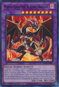 Masquerade the Blazing Dragon - 25th Anniversary Rarity Collection II (RA02) #RA02-EN022 - Super Rare YuGiOh Trading Card