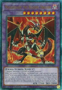 Masquerade the Blazing Dragon (PUR) - 25th Anniversary Rarity Collection II (RA02) #RA02-EN022 - Prismatic Ultimate Rare YuGiOh Trading Card