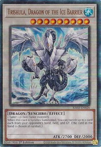 Trishula, Dragon of the Ice Barrier (PUR) - 25th Anniversary Rarity Collection II (RA02) #RA02-EN026 - Prismatic Ultimate Rare YuGiOh Trading Card