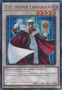 T.G. Hyper Librarian (PUR) - 25th Anniversary Rarity Collection II (RA02) #RA02-EN027 - Prismatic Ultimate Rare YuGiOh Trading Card