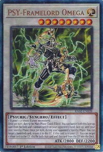 PSY-Framelord Omega (PUR) - 25th Anniversary Rarity Collection II (RA02) #RA02-EN028 - Prismatic Ultimate Rare YuGiOh Trading Card
