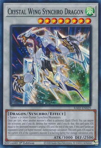 Crystal Wing Synchro Dragon - 25th Anniversary Rarity Collection II (RA02) #RA02-EN029 - Super Rare YuGiOh Trading Card