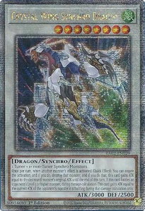 Crystal Wing Synchro Dragon (Quarter Century Secret Rare) - 25th Anniversary Rarity Collection II (RA02) #RA02-EN029 - Quarter Century Secret Rare YuGiOh Trading Card