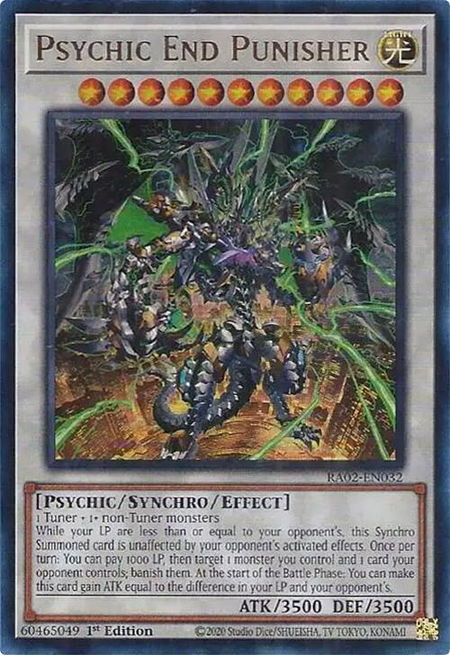 Psychic End Punisher (UR) - 25th Anniversary Rarity Collection II YuGiOh trading card