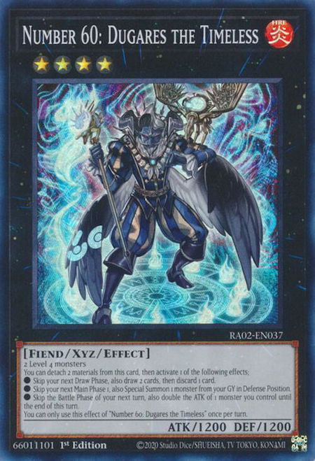 Number 60: Dugares the Timeless - 25th Anniversary Rarity Collection II YuGiOh trading card