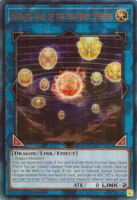 Hieratic Seal of the Heavenly Spheres (PUR) - 25th Anniversary Rarity Collection II (RA02) #RA02-EN039 - Prismatic Ultimate Rare YuGiOh Trading Card