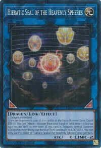 Hieratic Seal of the Heavenly Spheres (PCR) - 25th Anniversary Rarity Collection II (RA02) #RA02-EN039 - Prismatic Collector's Rare YuGiOh Trading Card
