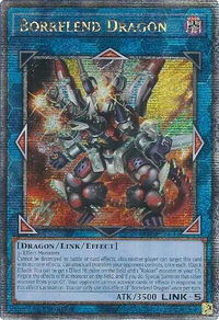 Borrelend Dragon (Quarter Century Secret Rare) - 25th Anniversary Rarity Collection II (RA02) #RA02-EN043 - Quarter Century Secret Rare YuGiOh Trading Card