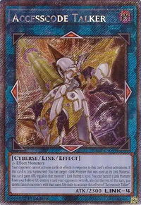 Accesscode Talker (Platinum Secret Rare) - 25th Anniversary Rarity Collection II (RA02) #RA02-EN044 - Platinum Secret Rare YuGiOh Trading Card