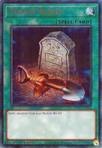 Foolish Burial (PUR) - 25th Anniversary Rarity Collection II (RA02) #RA02-EN049 - Prismatic Ultimate Rare YuGiOh Trading Card