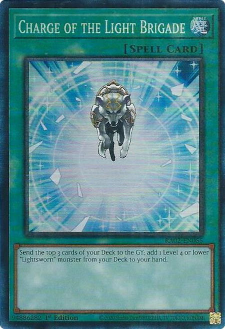 Charge of the Light Brigade (PCR) - 25th Anniversary Rarity Collection II YuGiOh trading card