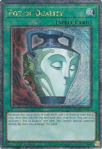 Pot of Duality (Quarter Century Secret Rare) - 25th Anniversary Rarity Collection II (RA02) #RA02-EN057 - Quarter Century Secret Rare YuGiOh Trading Card