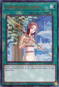Forbidden Lance (PUR) - 25th Anniversary Rarity Collection II (RA02) #RA02-EN058 - Prismatic Ultimate Rare YuGiOh Trading Card