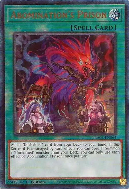 Abomination's Prison (PUR) - 25th Anniversary Rarity Collection II YuGiOh trading card