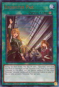 Exosister Pax (PUR) - 25th Anniversary Rarity Collection II (RA02) #RA02-EN066 - Prismatic Ultimate Rare YuGiOh Trading Card