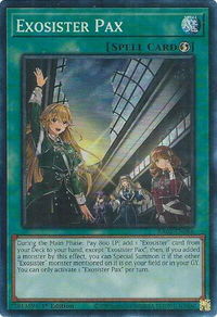 Exosister Pax (PCR) - 25th Anniversary Rarity Collection II (RA02) #RA02-EN066 - Prismatic Collector's Rare YuGiOh Trading Card
