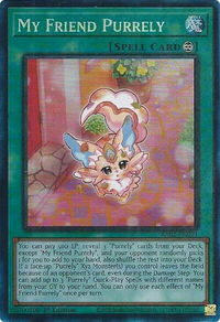 My Friend Purrely (PCR) - 25th Anniversary Rarity Collection II (RA02) #RA02-EN071 - Prismatic Collector's Rare YuGiOh Trading Card