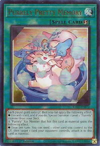 Purrely Pretty Memory (UR) - 25th Anniversary Rarity Collection II (RA02) #RA02-EN072 - Ultra Rare YuGiOh Trading Card