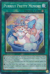 Purrely Pretty Memory (PCR) - 25th Anniversary Rarity Collection II (RA02) #RA02-EN072 - Prismatic Collector's Rare YuGiOh Trading Card