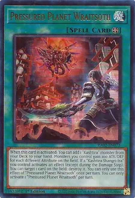 Pressured Planet Wraitsoth (UR) - 25th Anniversary Rarity Collection II YuGiOh trading card