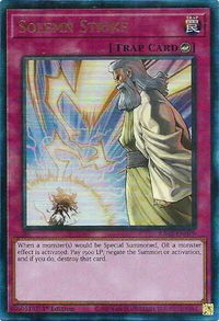 Solemn Strike (PUR) - 25th Anniversary Rarity Collection II (RA02) #RA02-EN079 - Prismatic Ultimate Rare YuGiOh Trading Card