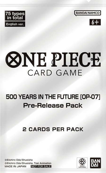 500 Years in the Future - Pre-Release Pack trading card from 500 Years in the Future Pre-Release Cards 500 Years in the Future - Pre-Release Pack - 500 Years in the Future Pre-Release Cards One Piece trading card