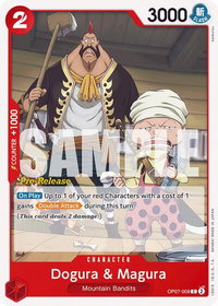 Dogura & Magura - 500 Years in the Future Pre-Release Cards (OP07 PRE) #OP07-009 - Common One Piece Trading Card