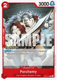 Porchemy - 500 Years in the Future Pre-Release Cards (OP07 PRE) #OP07-012 - Common One Piece Trading Card