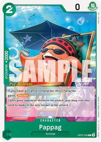 Pappag - 500 Years in the Future Pre-Release Cards (OP07 PRE) #OP07-030 - Common One Piece Trading Card