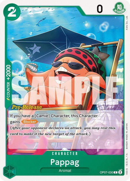 Pappag - 500 Years in the Future Pre-Release Cards One Piece trading card