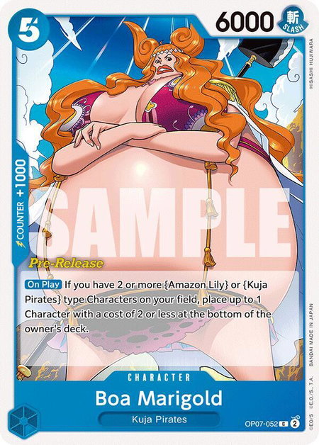 Boa Marigold - 500 Years in the Future Pre-Release Cards One Piece trading card
