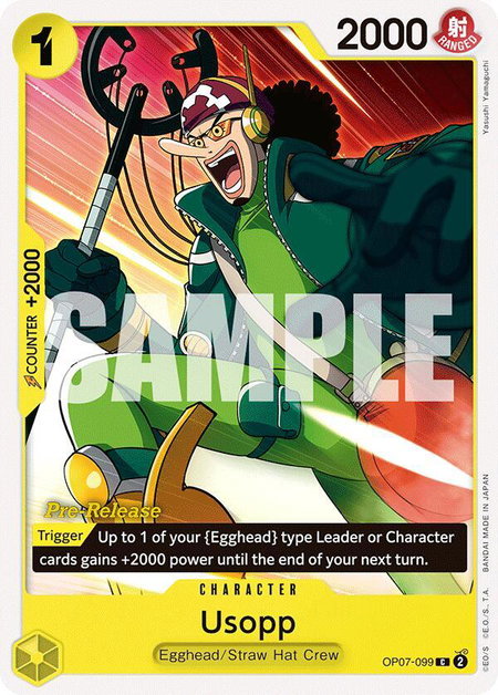 Usopp - 500 Years in the Future Pre-Release Cards One Piece trading card