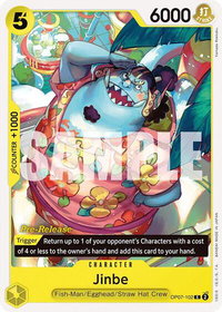 Jinbe (102) - 500 Years in the Future Pre-Release Cards (OP07 PRE) #OP07-102 - Common One Piece Trading Card