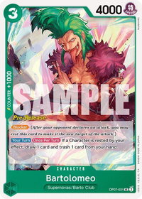 Bartolomeo - 500 Years in the Future Pre-Release Cards (OP07 PRE) #OP07-031 - Uncommon One Piece Trading Card