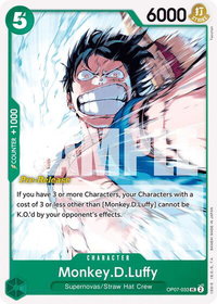 Monkey.D.Luffy (033) - 500 Years in the Future Pre-Release Cards (OP07 PRE) #OP07-033 - Uncommon One Piece Trading Card