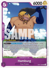 Hamburg - 500 Years in the Future Pre-Release Cards (OP07 PRE) #OP07-068 - Uncommon One Piece Trading Card