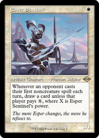 Esper Sentinel (Retro Frame) - Modern Horizons 2 (MH2) #2 - Rare Magic: The Gathering Trading Card