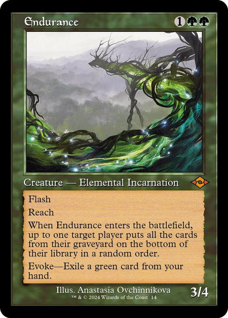 Endurance (Retro Frame) - Modern Horizons 2 Magic: The Gathering trading card