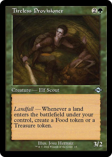 Tireless Provisioner (Retro Frame) - Modern Horizons 2 Magic: The Gathering trading card